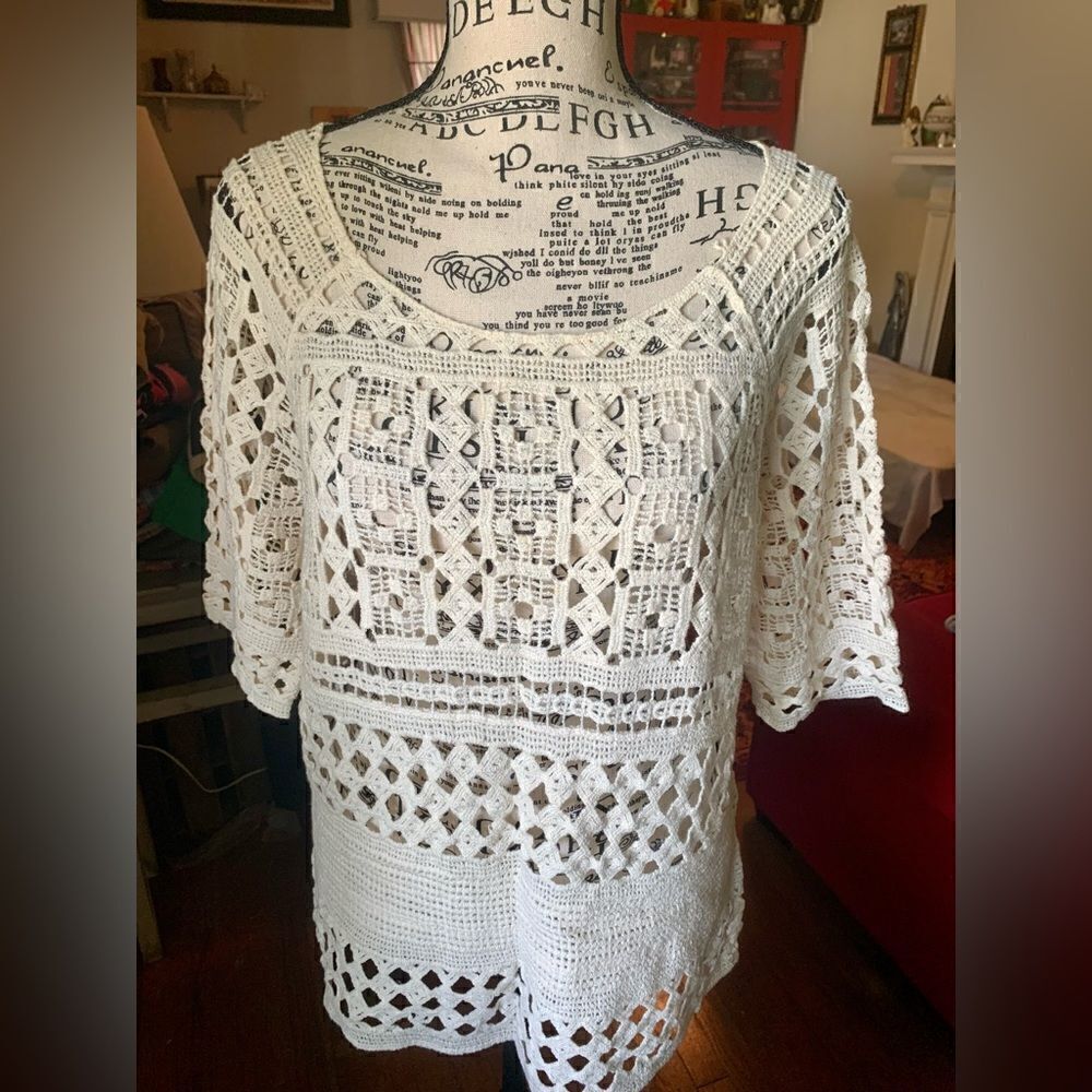 Grace Elements Crocheted Top - Picture 2 of 4